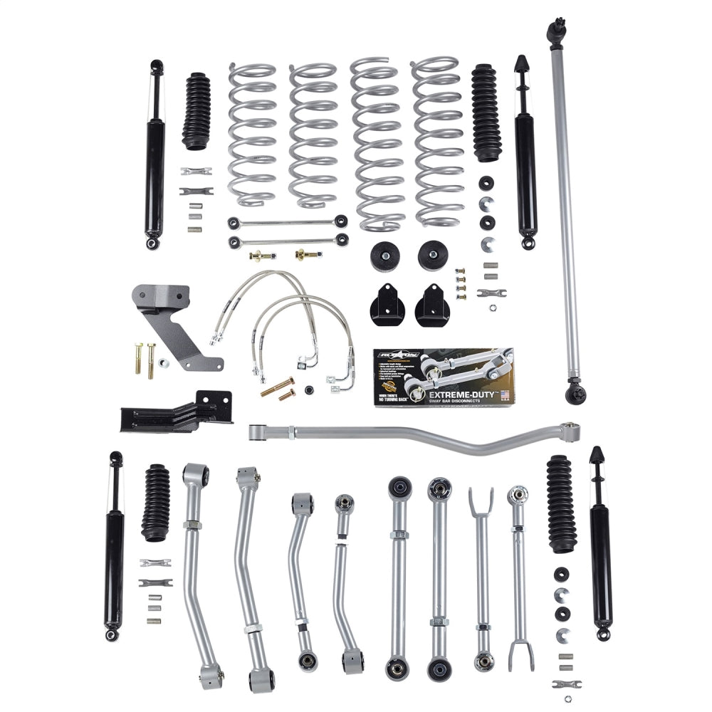 Super-Flex Adjustable Short Arm Kit JK 2Dr 4.5" W/Twin Tube Shocks