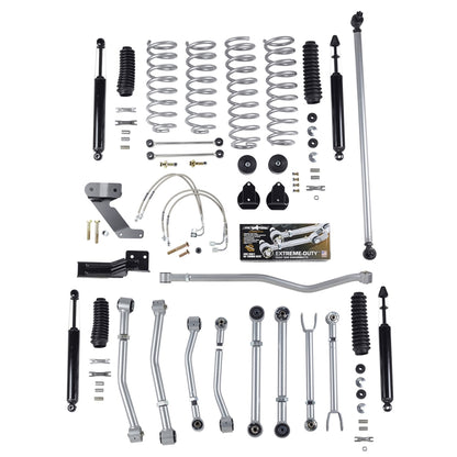 Super-Flex Adjustable Short Arm Kit JK 2Dr 4.5" W/Twin Tube Shocks