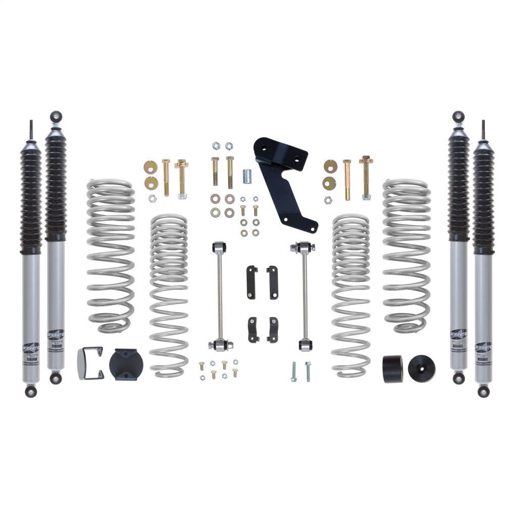 Rubicon Express 2.5 In. Progressive Coil Lift Kit W. Monotube Shocks - Re7141Pm