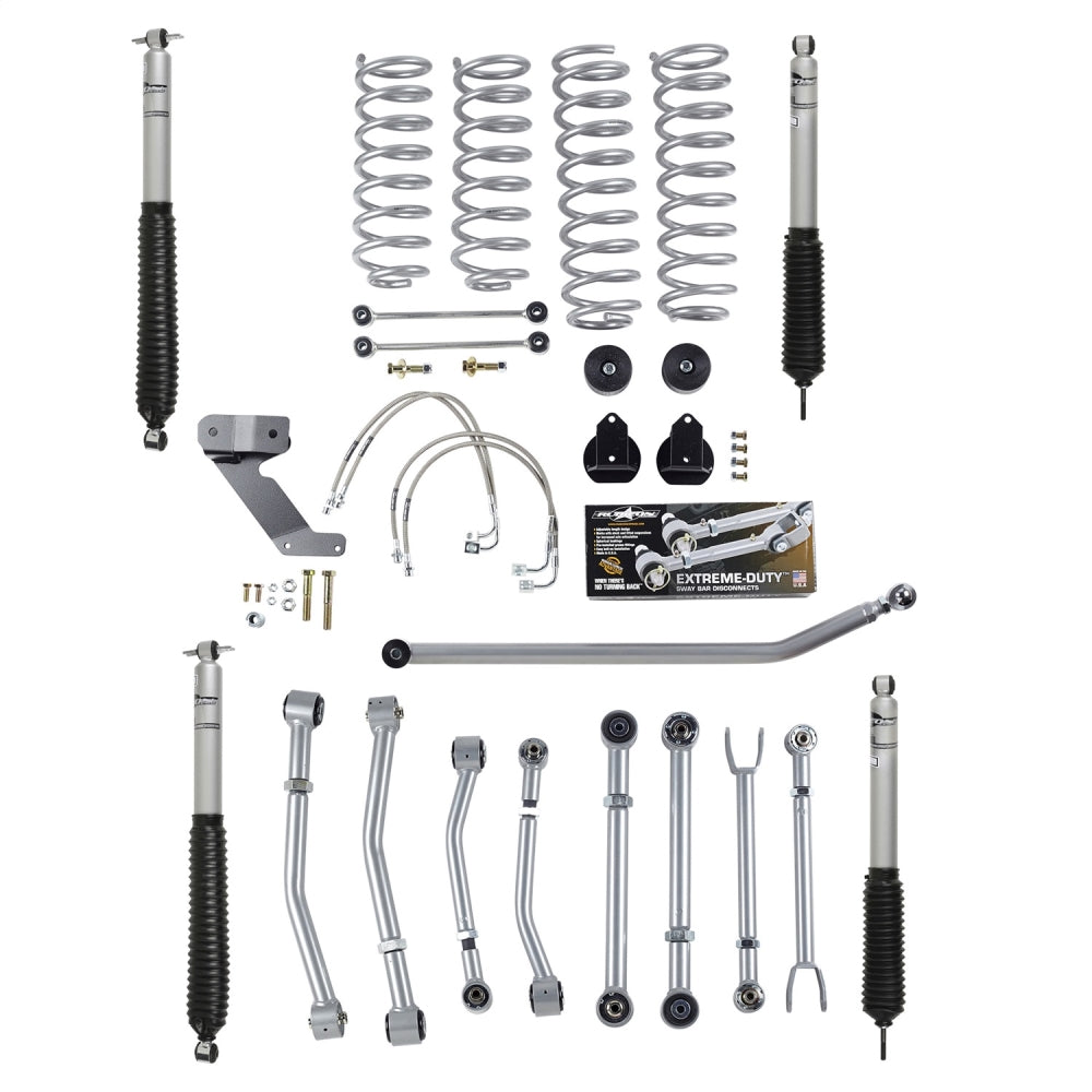 Super-Flex Adjustable Short Arm Kit JK 4Dr 3.5" W/Mono Tube Shocks
