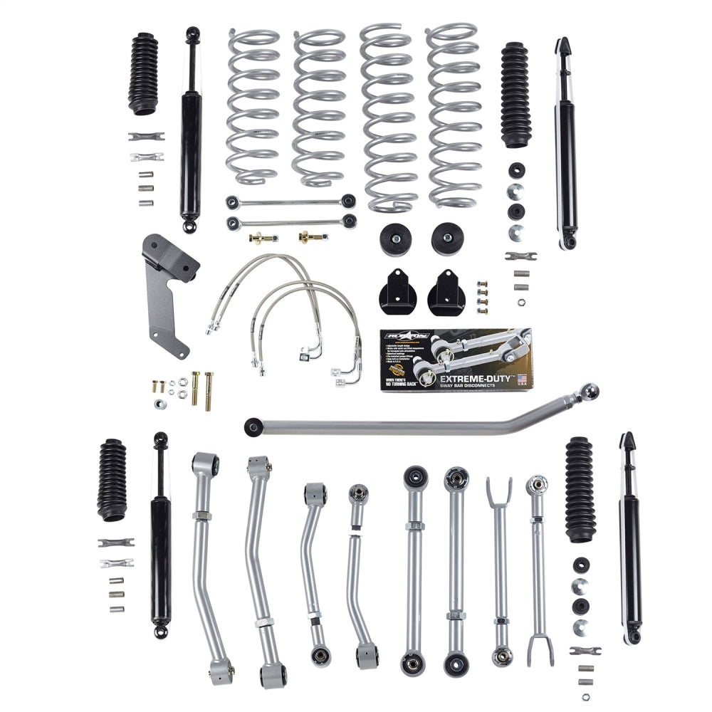 Super-Flex Adjustable Short Arm Kit JK 4Dr 3.5" W/Mono Tube Shocks