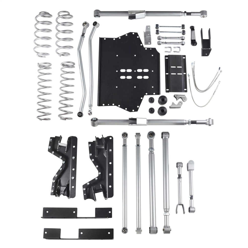 4.5 Inch Extreme-Duty Long Arm Lift Kit With Rear Track Bar - No Shocks
