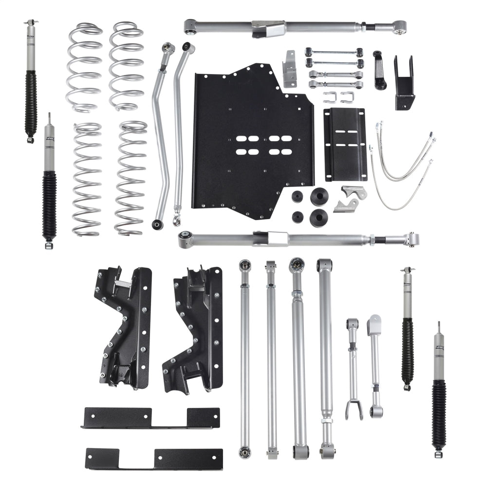 4.5 Inch Extreme-Duty Long Arm Lift Kit With Rear Track Bar And Mono Tube Shocks