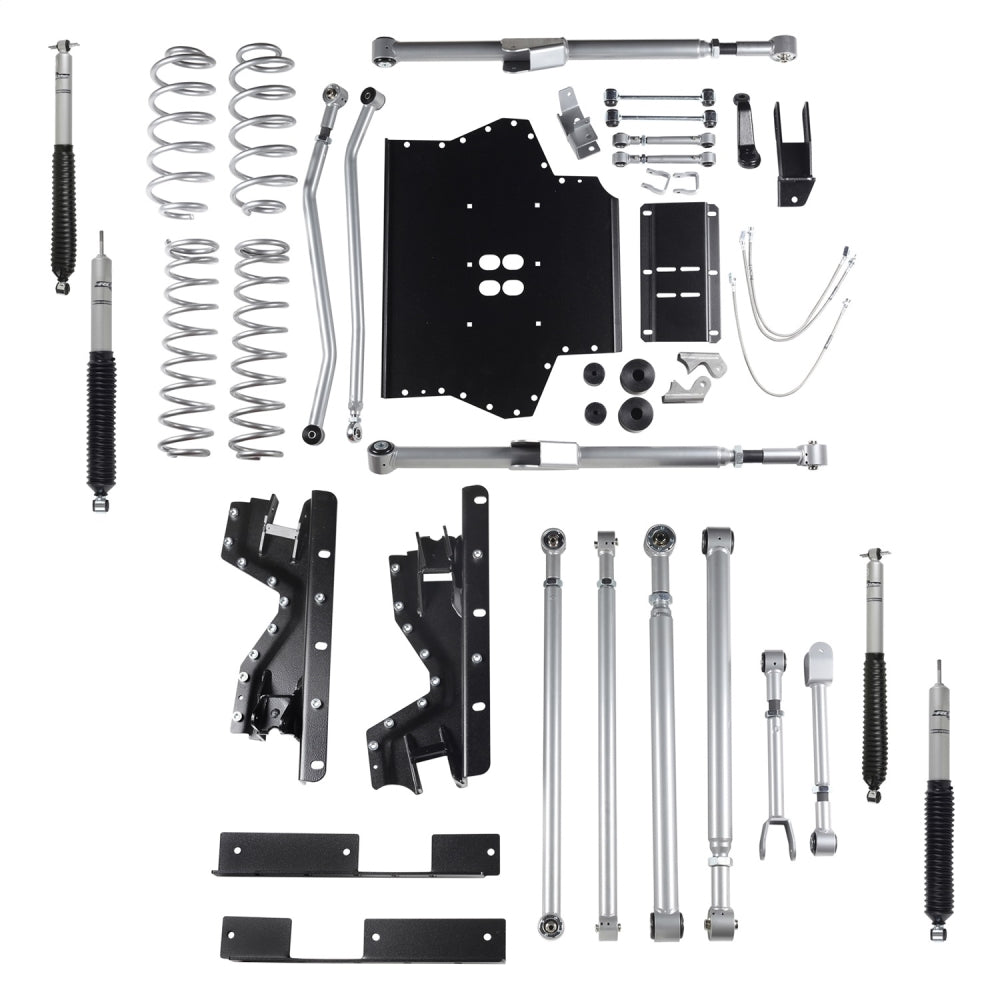 4.5 In. Extreme-Duty Long Arm Lift Kit W. Rear Track Bar W. Mono Tube Shocks