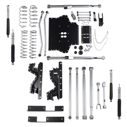 4.5 In. Extreme-Duty Long Arm Lift Kit W. Rear Track Bar W. Mono Tube Shocks