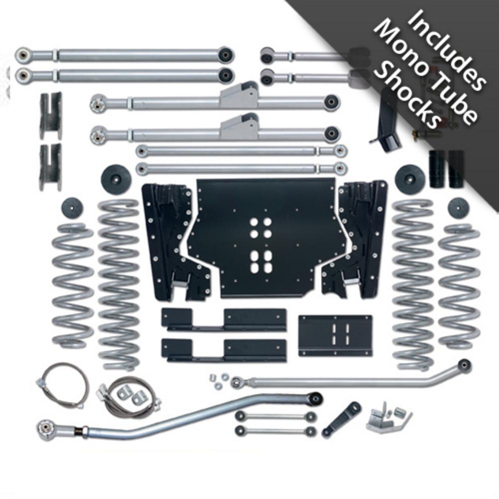 5.5 Inch Extreme-Duty Long Arm Lift Kit With Rear Track Bar - No Shocks
