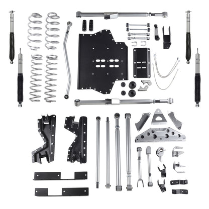 4.5 Inch Extreme-Duty Long Arm Lift Kit With Rear Tri-Link And Mono Tube Shocks