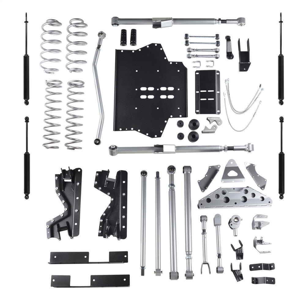 4.5 Inch Extreme-Duty Long Arm Lift Kit With Rear Tri-Link And Twin Tube Shocks