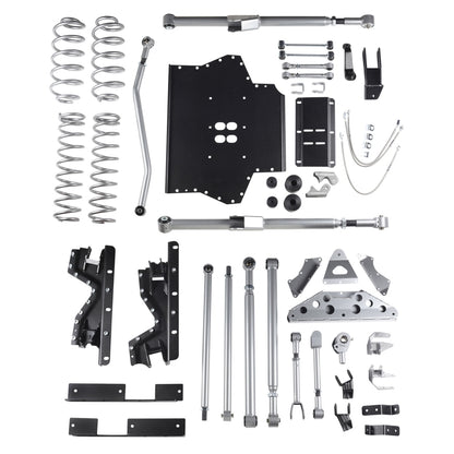 4.5 Inch Extreme-Duty Long Arm Lift Kit With Rear Tri-Link - No Shocks