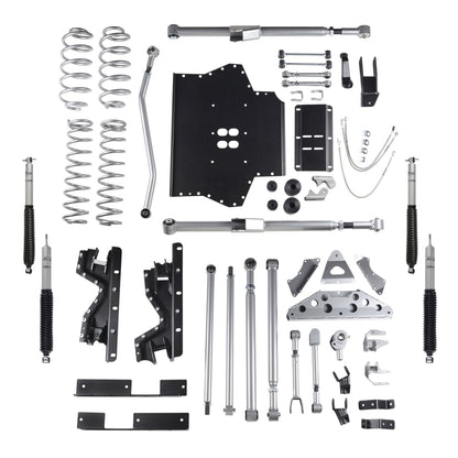 4.5 Inch Extreme-Duty Long Arm Lift Kit With Rear Tri-Link And Mono Tube Shocks