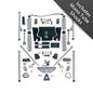 4.5 Inch Extreme-Duty Long Arm Lift Kit With Rear Tri-Link - No Shocks