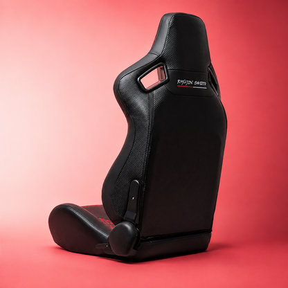 Ryujin Collection Red Dragon Reclinable Adjustable Racing Bucket Seat