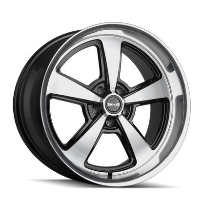RIDLER 652 652 GLOSS BLACK WITH DIAMOND CUT FACE & LIP 20X10 5-139.7 0MM 108.1MM 652-2185GBD