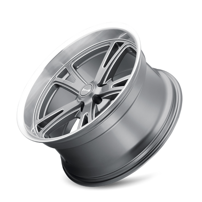 RIDLER 606 GLOSS GREY MACHINED 17X8 5-120.65 0MM 83.82MM 606-7861G