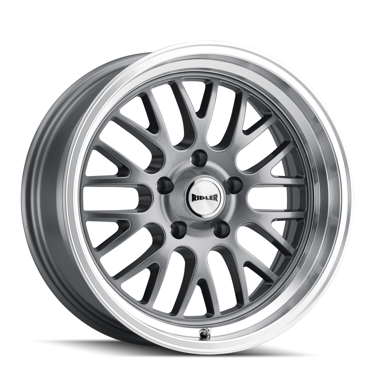 RIDLER 607 GLOSS GREY MACHINED 20X10 5-120.65 0MM 83.82MM 607-2161G
