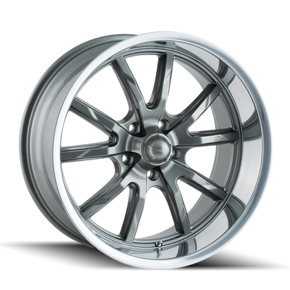 RIDLER 650 GLOSS GREY POLISHED 17X7 5-120.65 0MM 83.82MM 650-7761G