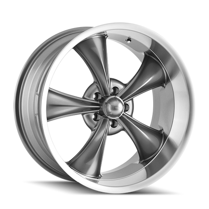 RIDLER 695 GLOSS GREY MACHINED 17X8 5-127 0MM 83.82MM 695-7873G