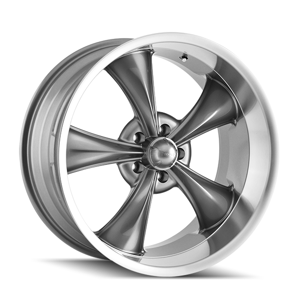 RIDLER 695 GLOSS GREY MACHINED 22X9 5-127 0MM 83.82MM 695-22973G