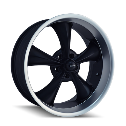 RIDLER 695 MATTE BLACK MACHINED 20X8.5 5-120.65 0MM 83.82MM 695-2861MB