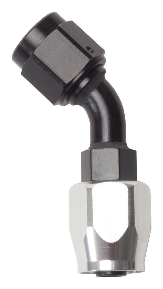 #4 45 Deg Hose End Black - 610085