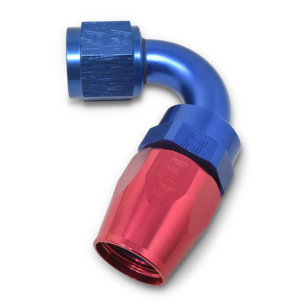6AN 120Deg Hose End ProClassic Blue/Red - 613400