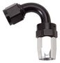 10AN 120Deg Swivel Tight Radius CLR/BLK - 613423