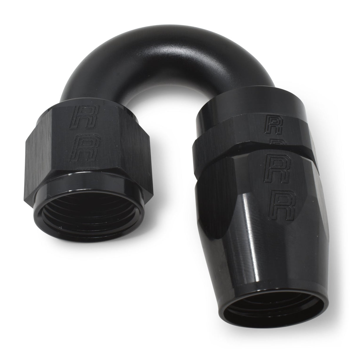 10AN 180Deg Hose End ProClassic Swivel Black - 613525