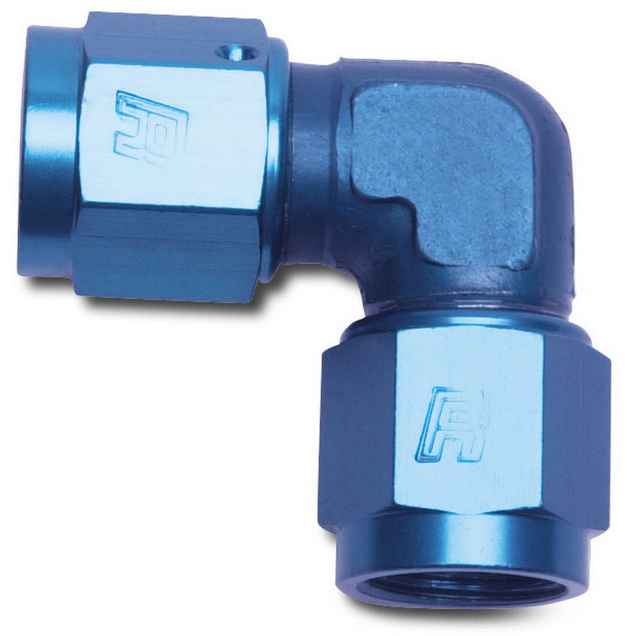 6AN 90Deg Low Profile Blue - 614506