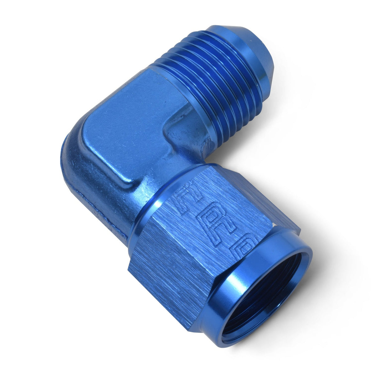4AN 90Deg Swivel Union Blue - 614804