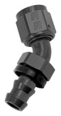 Twist-Lok Hose End #8 45 Deg Black - 624093