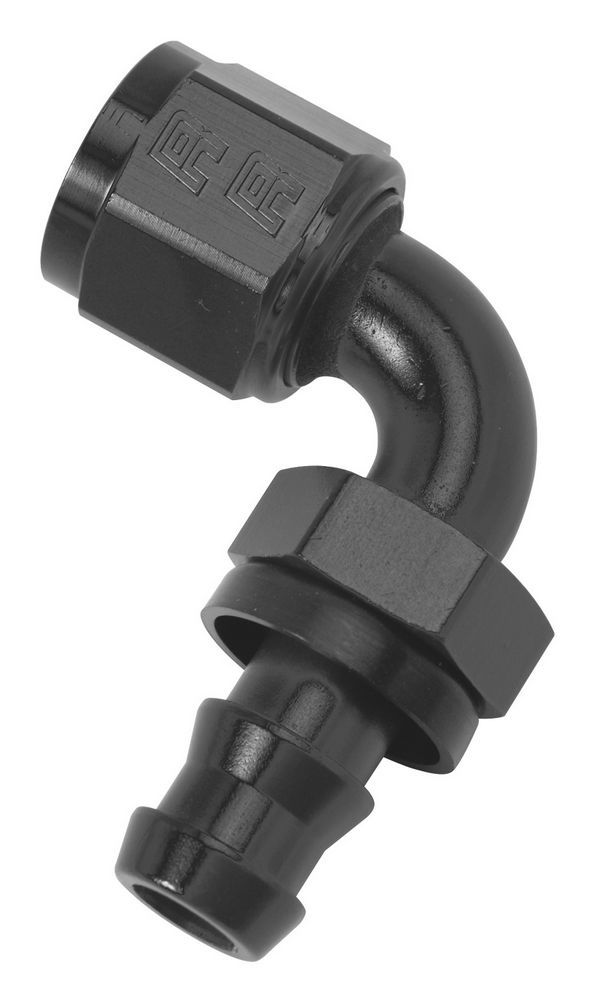 Twist-Lok Hose End #6 90 Deg Black - 624163
