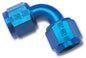 6AN Swivel Coupler 90Deg Blue - 640160