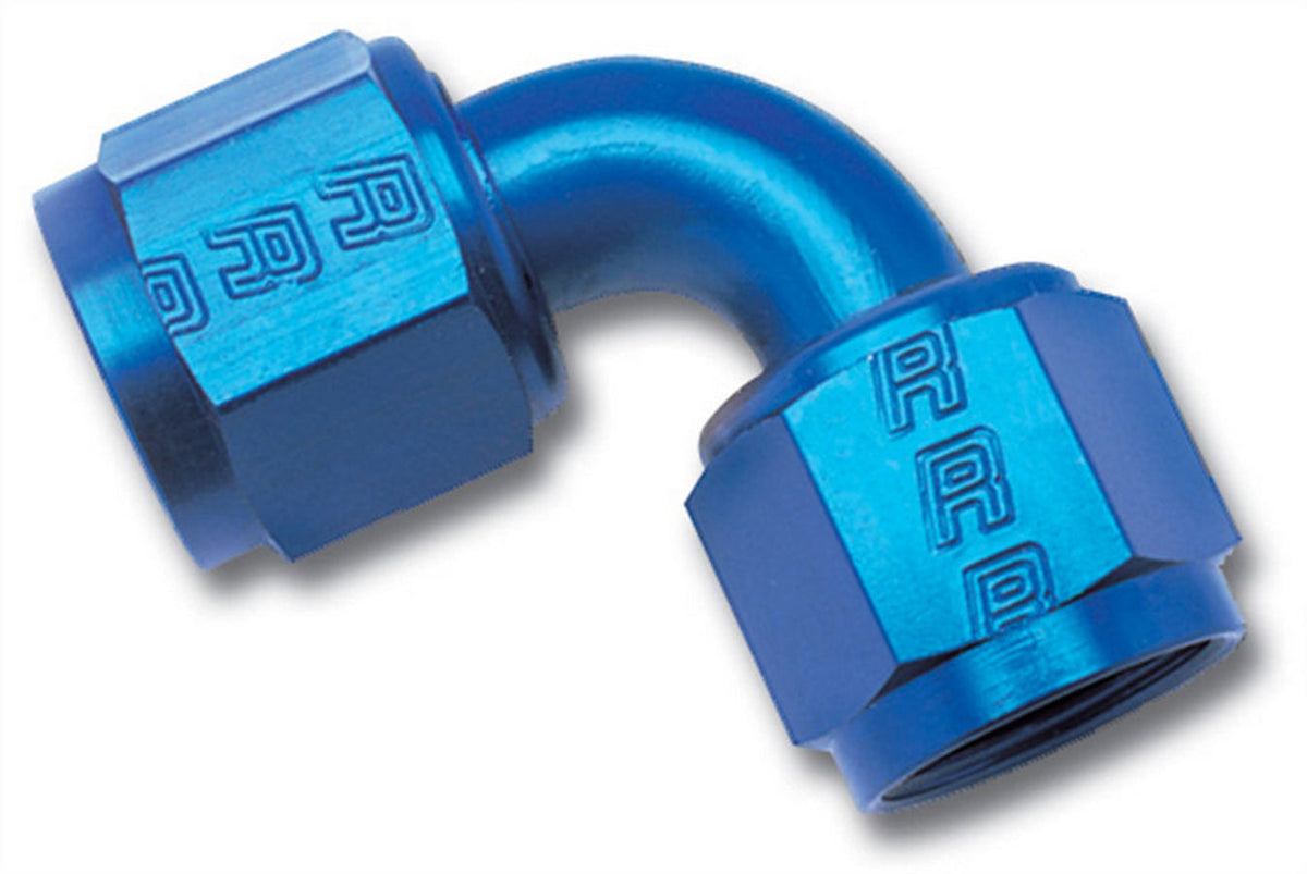 #8 Swivel Coupler Ftg 90 Deg Blue - 640170