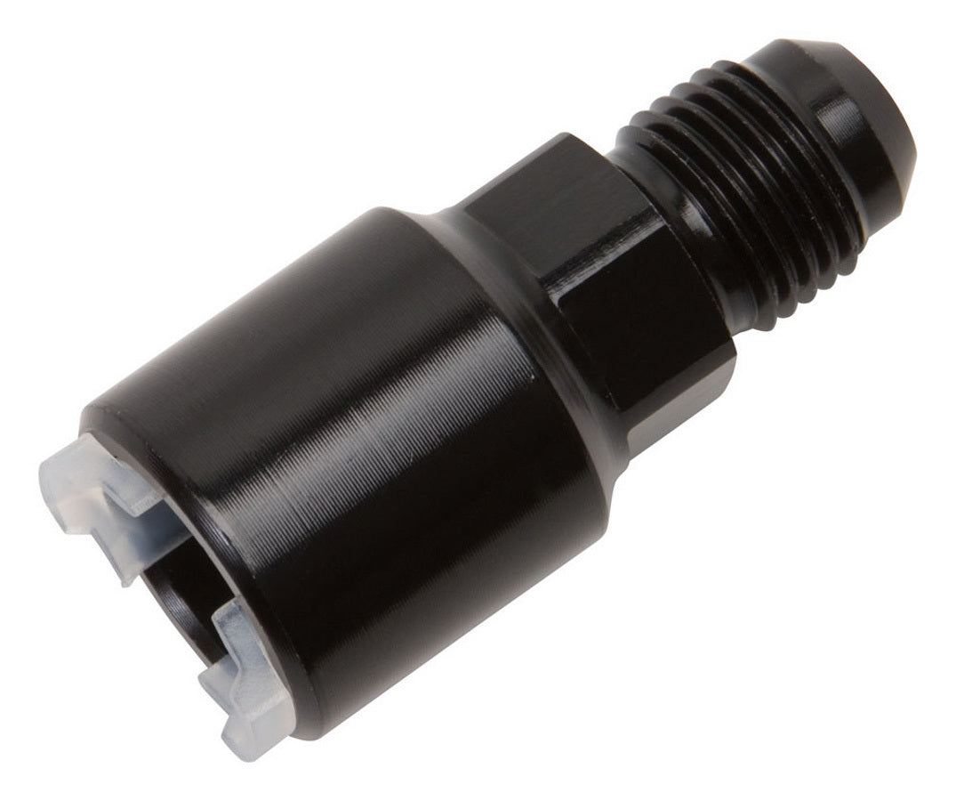 Push-On EFI Fitting #6 to 5/16in Hard Tube Blck - 640863