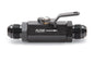 Shutoff Valve 8an Male Black Finish - 650643