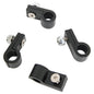 Line Clamp 6AN Tubing Black Anodized (4 Pack) - 654253