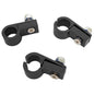 Line Clamp 8AN Tubing Black Anodized (3 Pack) - 654263