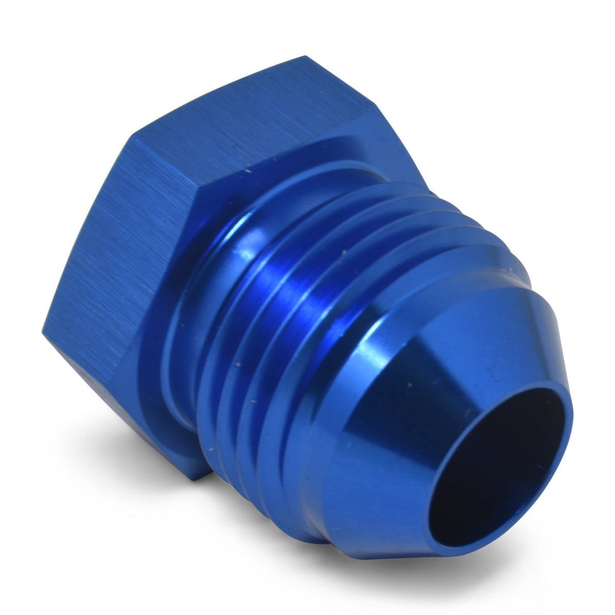 10AN Flare Plug Adapter Blue - 660210