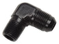 6AN 90Deg to 1/8NPT Black - 660833