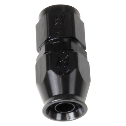 Black Straight -6 Pro PTFE Hose End