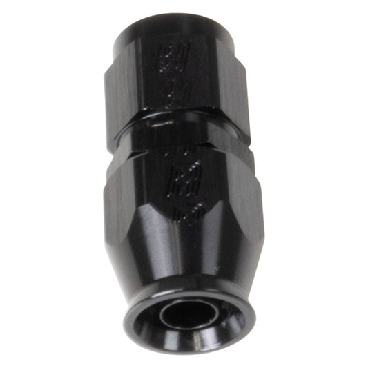 Black Straight -6 Pro PTFE Hose End