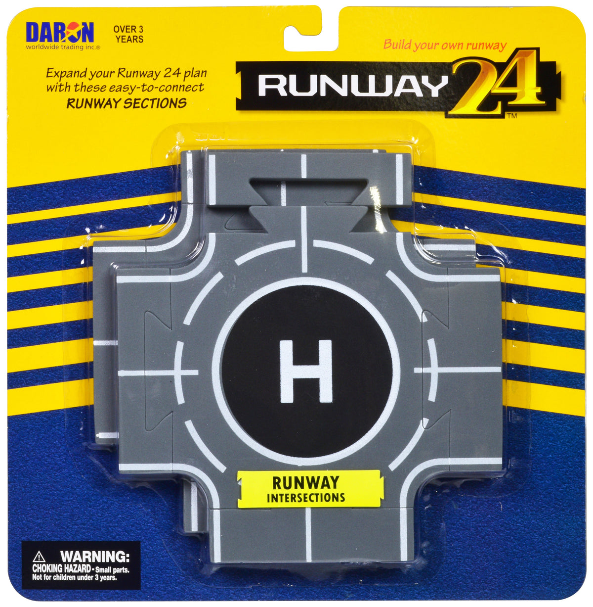 Runway Intersections 2 Piece Set for Diecast Models by Runway24  free shipping USA
