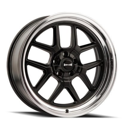 RIDLER 610 MATTE BLACK POLISHED 20X10 5-120.65 0MM 83.82MM 610-2161MB