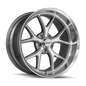 RIDLER 661 661 GLOSS GREY WITH DIAMOND CUT FACE AND LIP 18X8 5-127 0MM 83.82MM 661-8873GGD