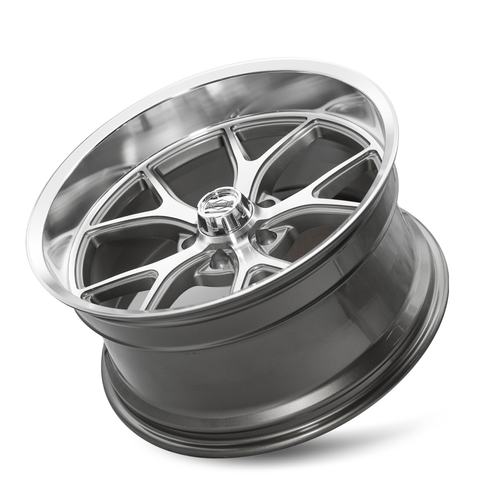 RIDLER 661 661 GLOSS GREY WITH DIAMOND CUT FACE AND LIP 18X8 5-114.3 0MM 83.82MM 661-8865GGD