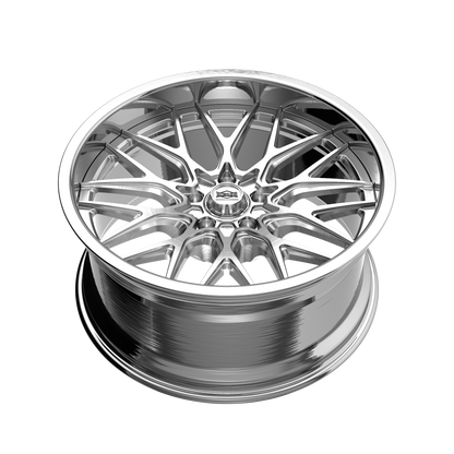 RIDLER 681 BRUSHED WITH POLISHED LIP 22X9 5-127 0MM 83.82MM 681-22973P