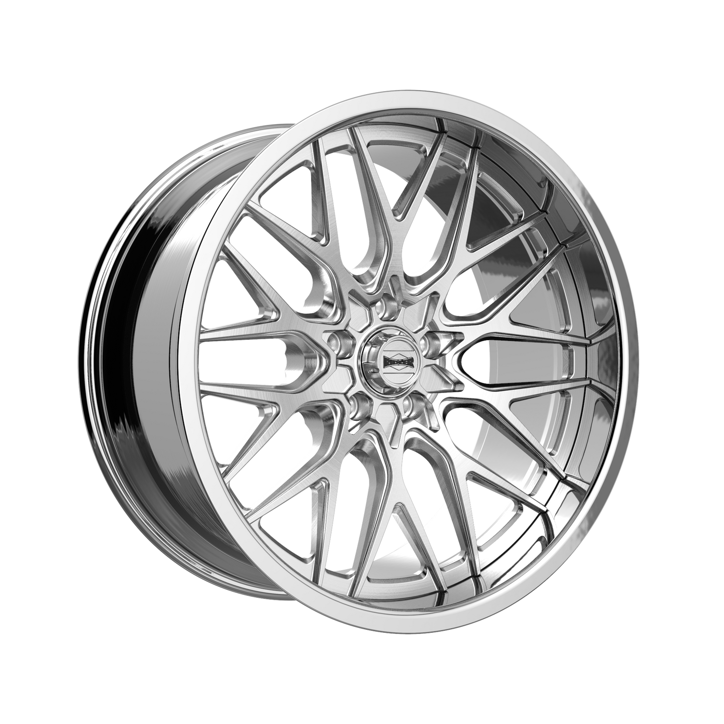 RIDLER 681 BRUSHED WITH POLISHED LIP 22X10.5 5-127 10MM 83.82MM 681-22173P