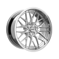 RIDLER 681 BRUSHED WITH POLISHED LIP 22X9 5-127 0MM 83.82MM 681-22973P