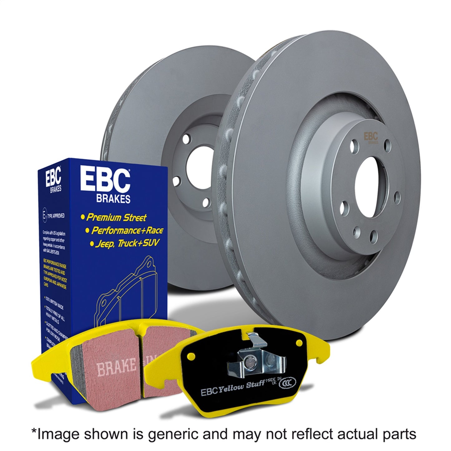EBC Brakes - S13 Kits Yellowstuff And RK Rotors - S13KR1846