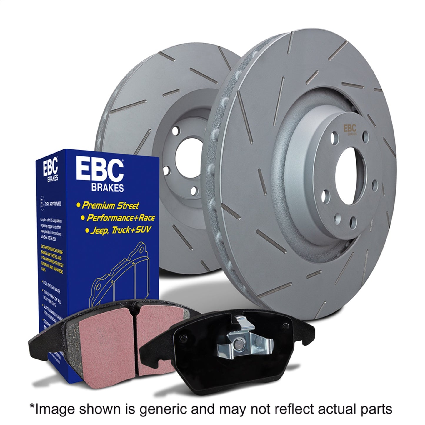 EBC Brakes - S2 Kits Greenstuff 2000 And USR Rotors - S2KF1128